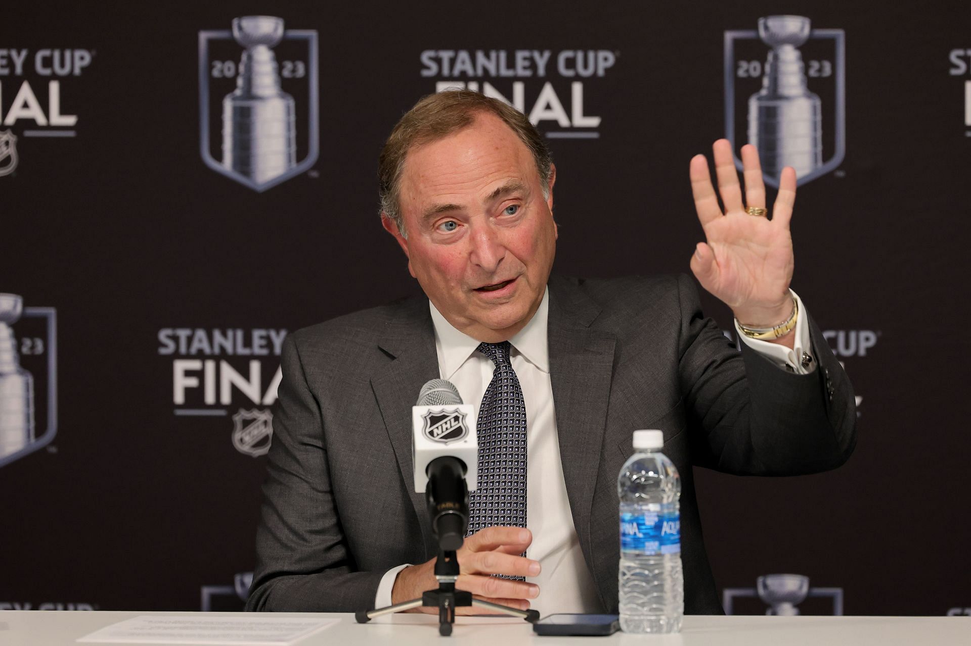 NHL Commissioner Gary Bettman Press Conference