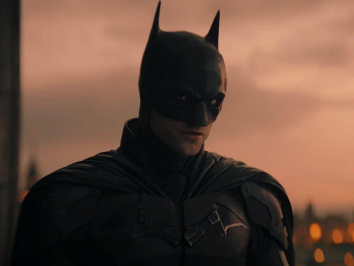 Pattinson as Batman (image via YouTube)