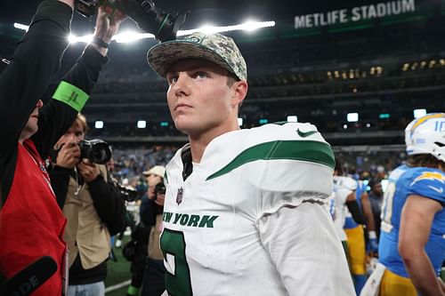 Zach Wilson at Los Angeles Chargers vs. New York Jets