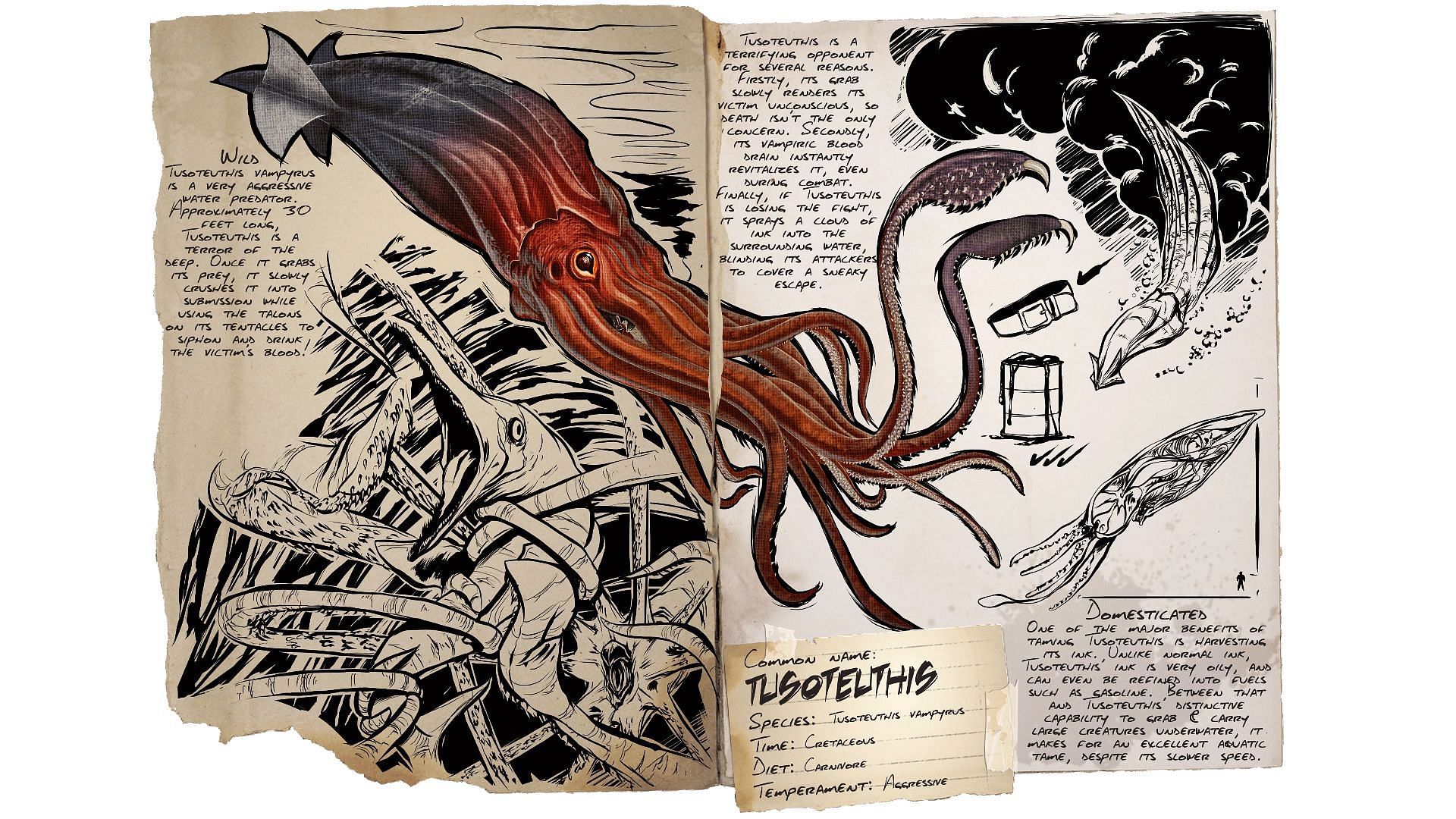 The Tusoteuthis in ARK Survival Ascended (Image via Studio Wildcard)