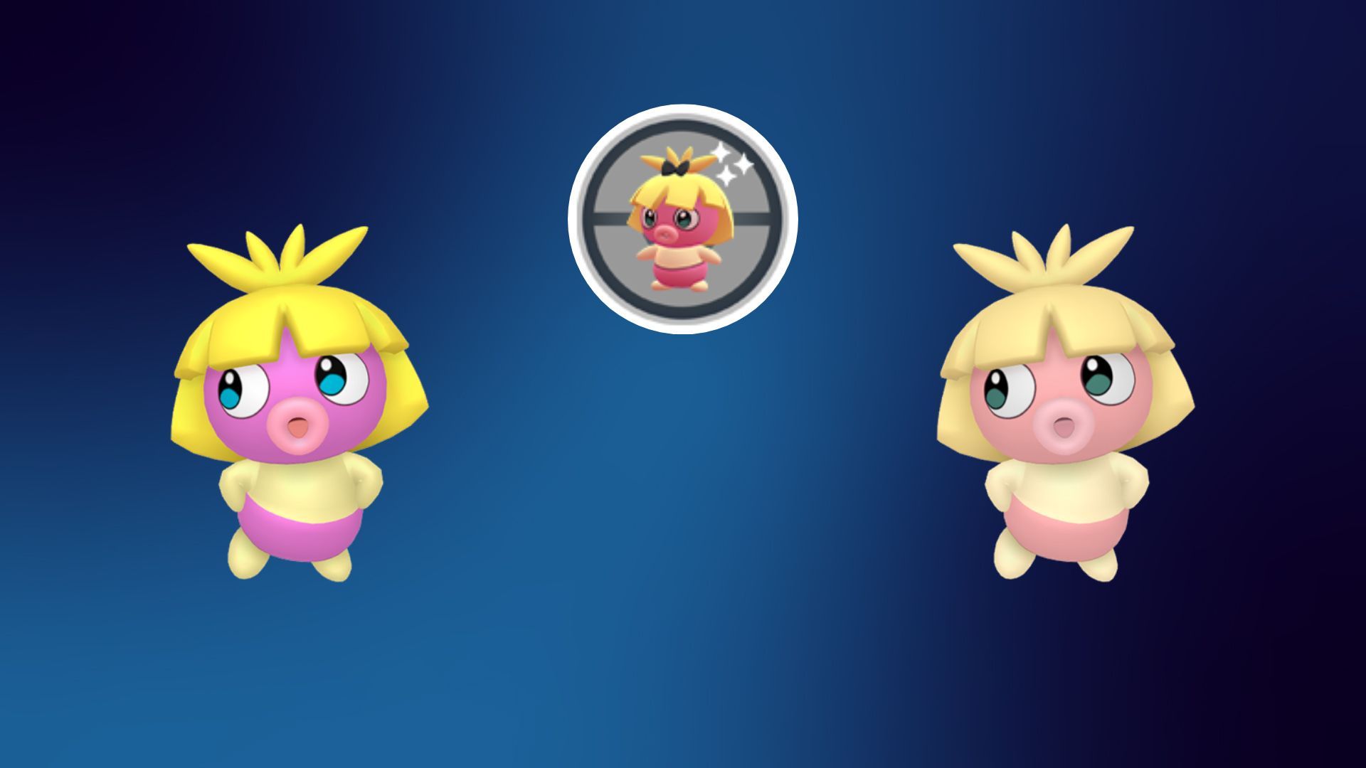 Regular and shiny Smoochum (Image via TPC)