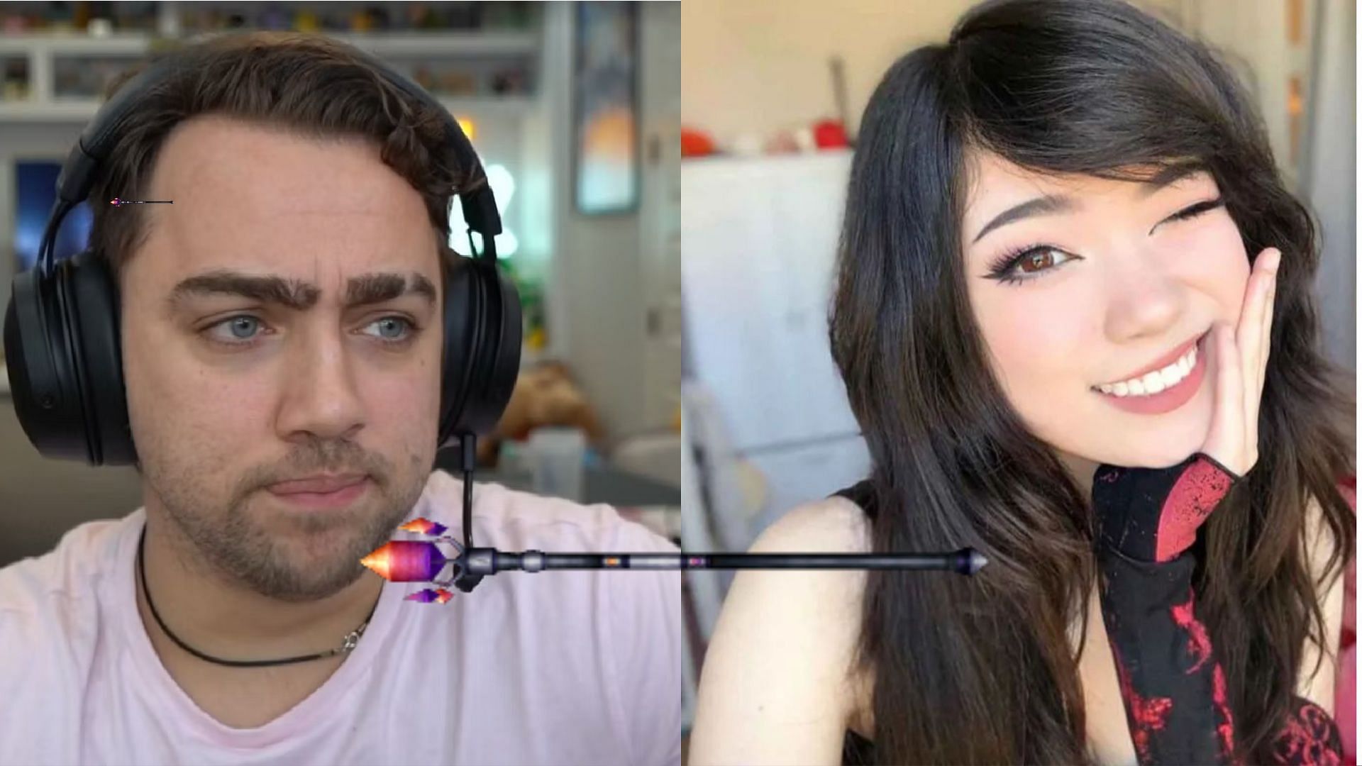 You think I have more simps than Emmy? - Mizkif enraged as Emiru's fan  gives her Staff of Jordan in WoW Classic
