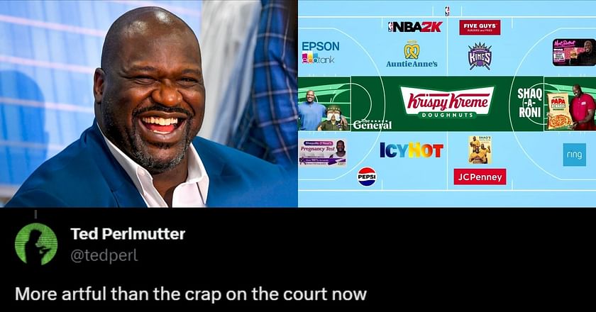 NBA debuts in-season tournament court designs. Why Shaq is a skeptic.