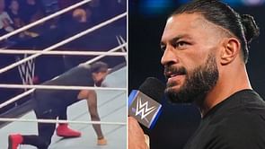 Jimmy Uso fails to hit Roman Reigns' Superman Punch; loses embarrassingly