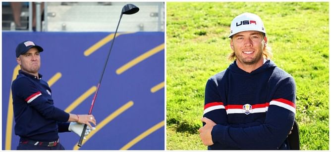“There’s been many comments exchanged”: Justin Thomas and Sam Burns preview the LSU-Alabama football game with cheeky text messages
