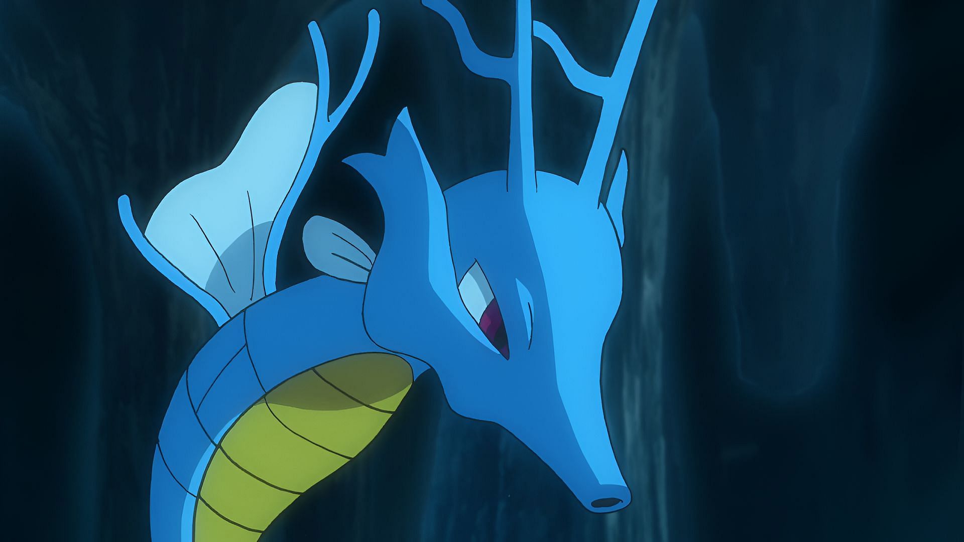 Kingdra excels as both a Water- and a Dragon-type (Image via The Pokemon Company)