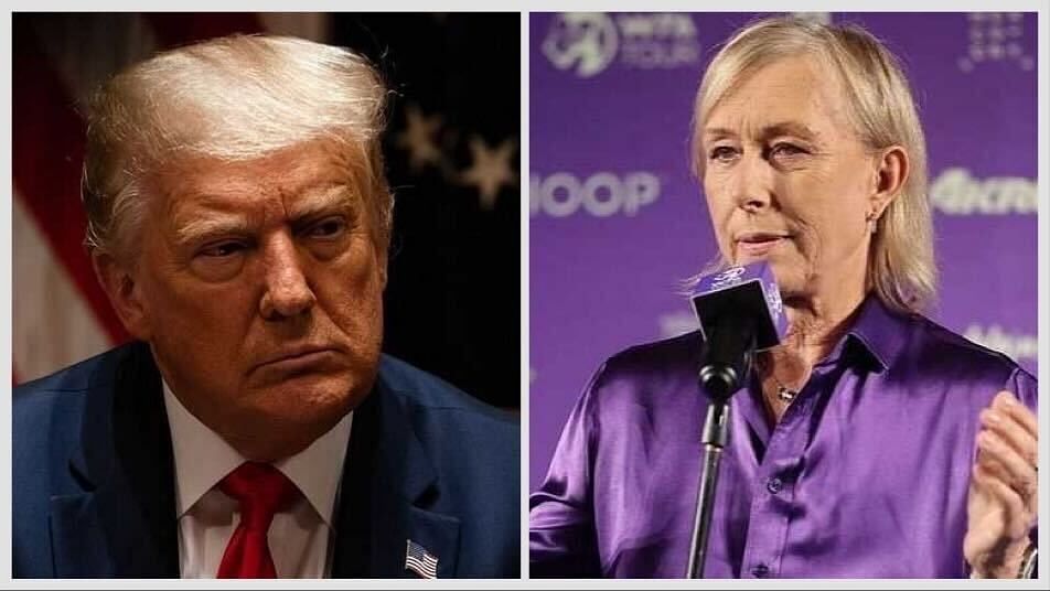 Martina Navratilova Donald Trump
