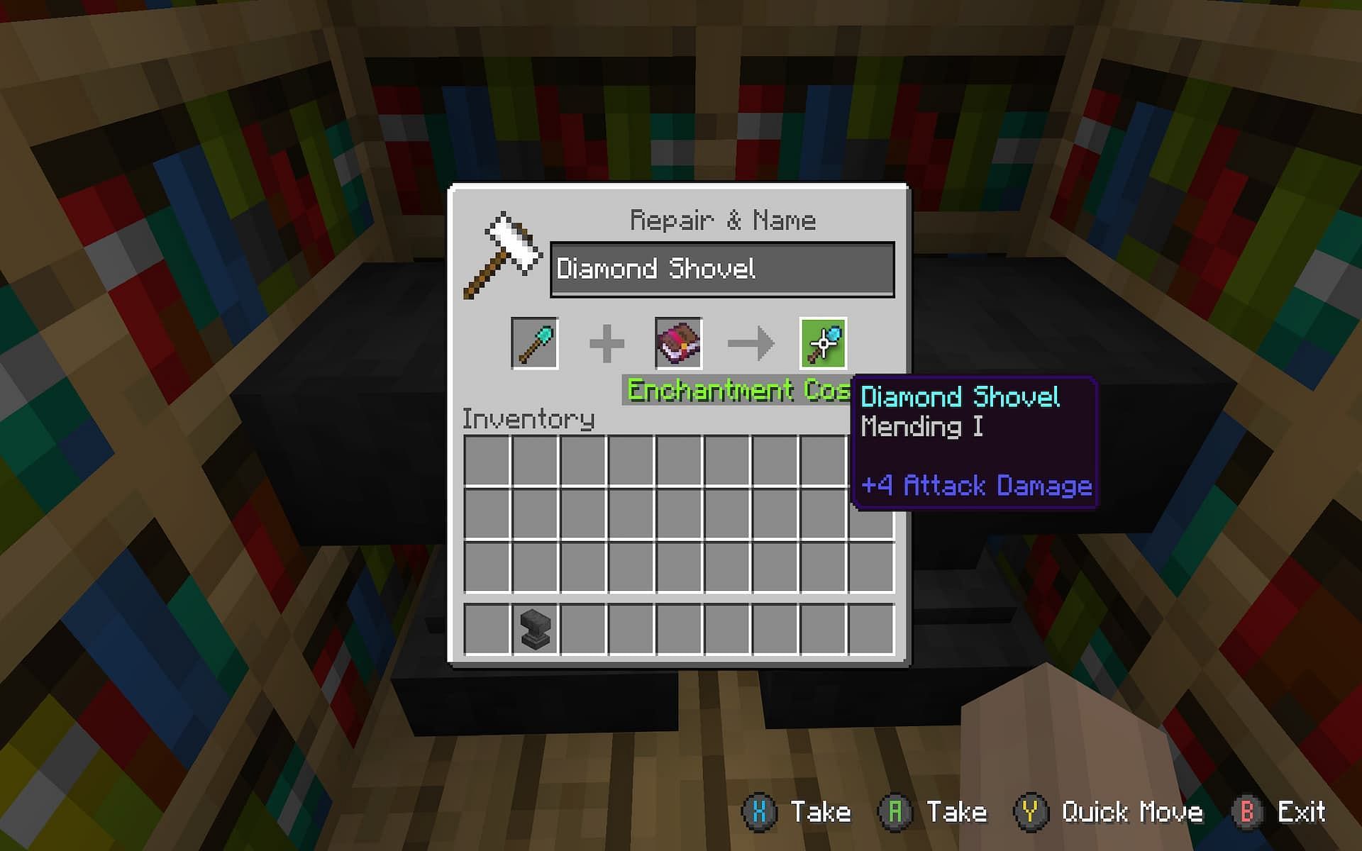 The Mending enchantment is perfect for keeping necessary gear in good condition (Image via Mojang)