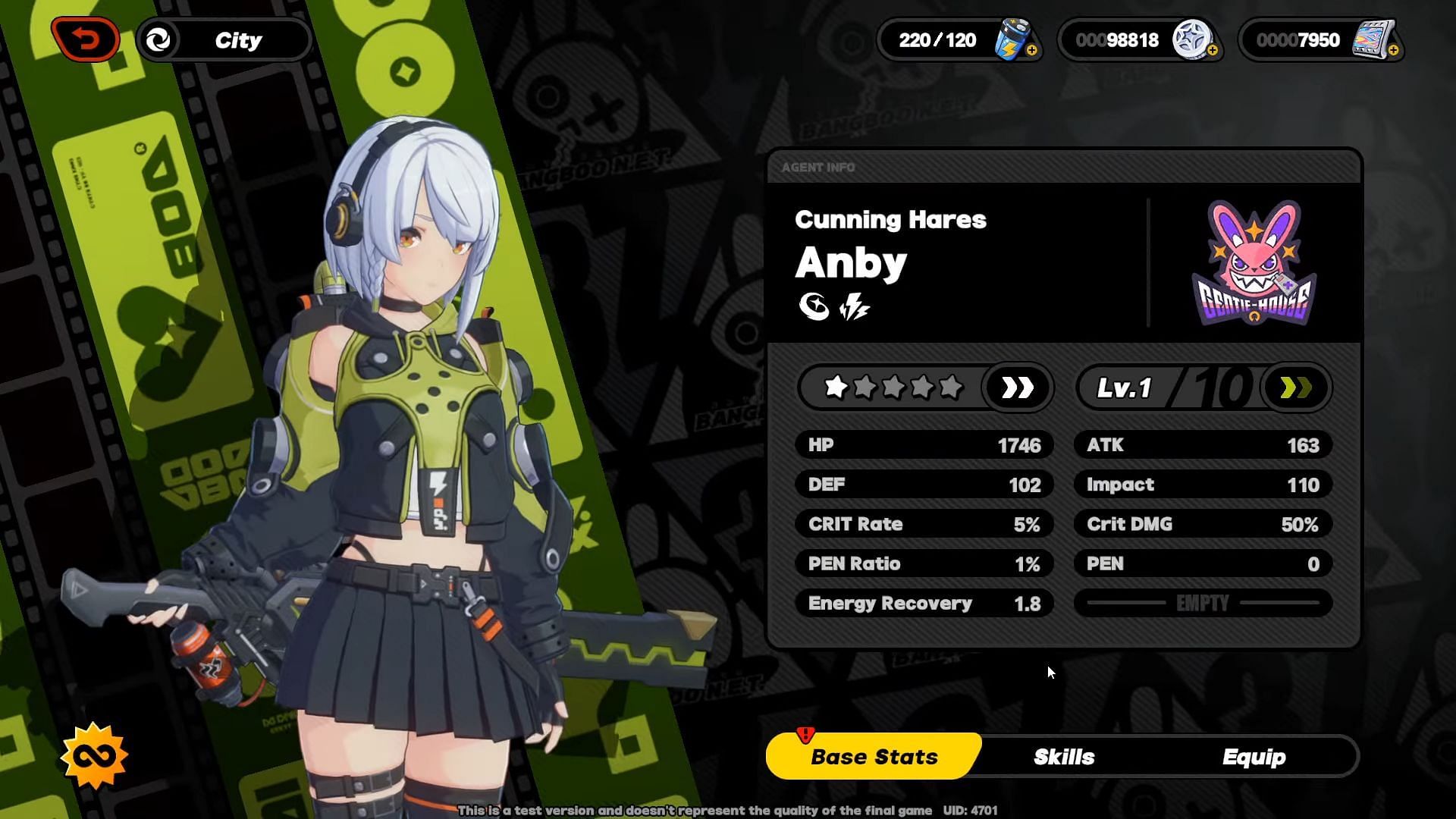 Anby, as depicted in-game (Image via HoYoverse)
