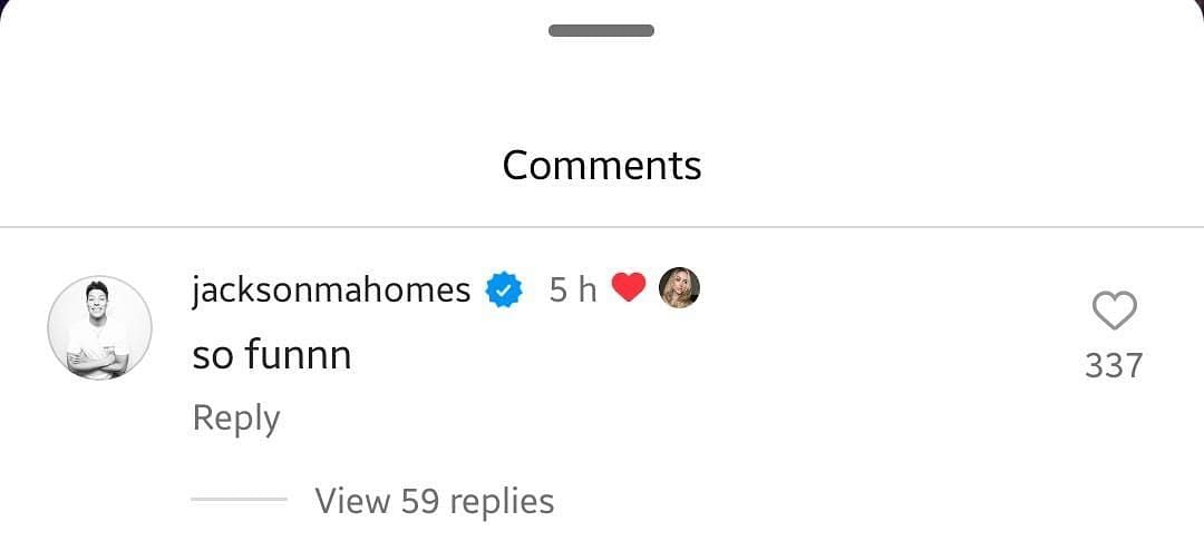 Jackson Mahomes&#039; comment on the Brittany Mahomes&#039; recent photo with Taylor Swift