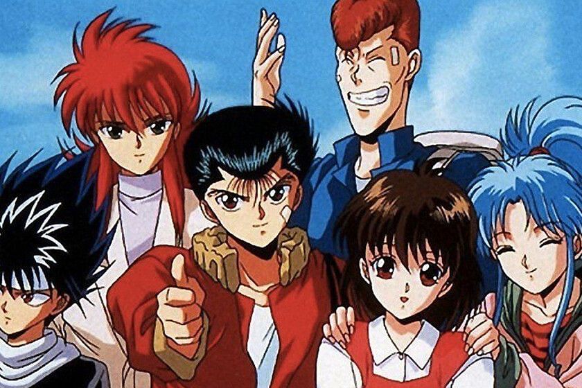 The Yu Yu Hakusho main cast (Image via Studio Pierrot)