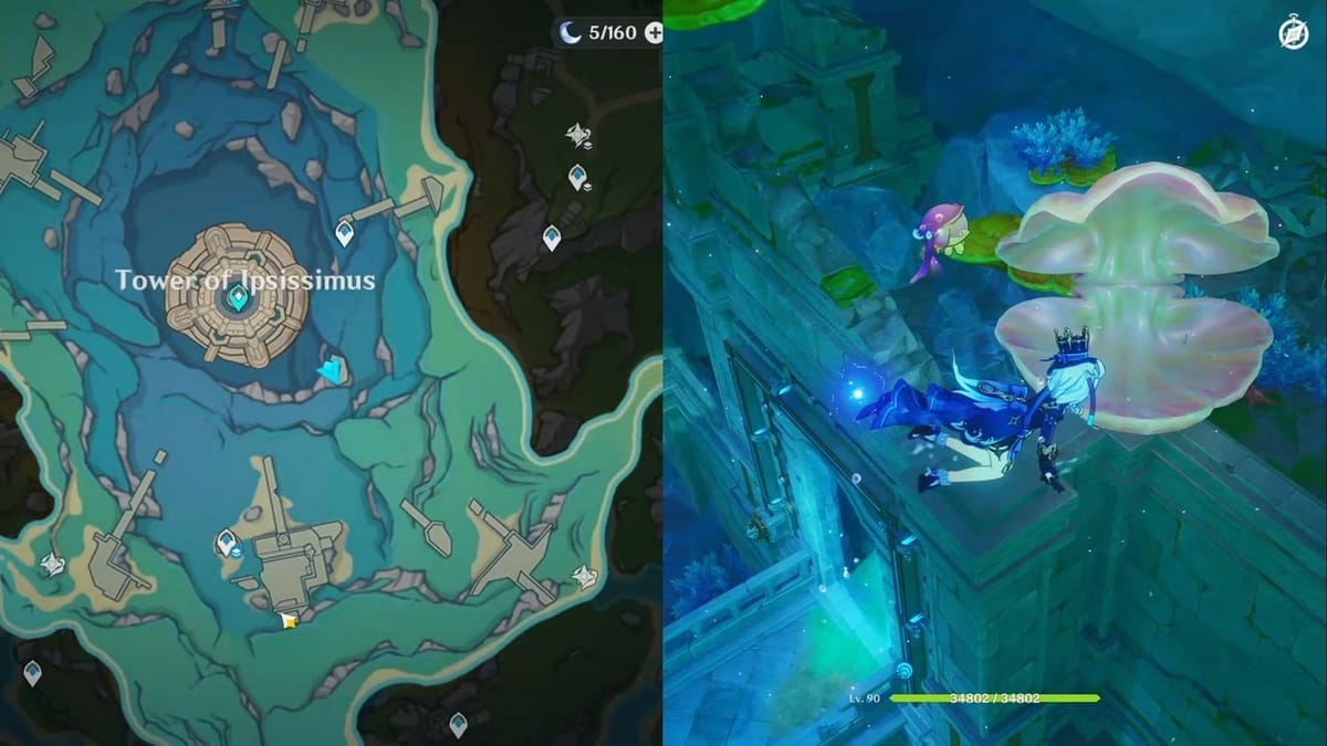 Genshin Impact Autumn's Regrets map location, puzzle guide, and chest