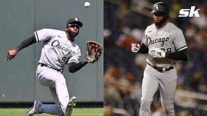 White Sox's Luis Robert Jr. reacts to winning Silver Slugger award for the first time in career