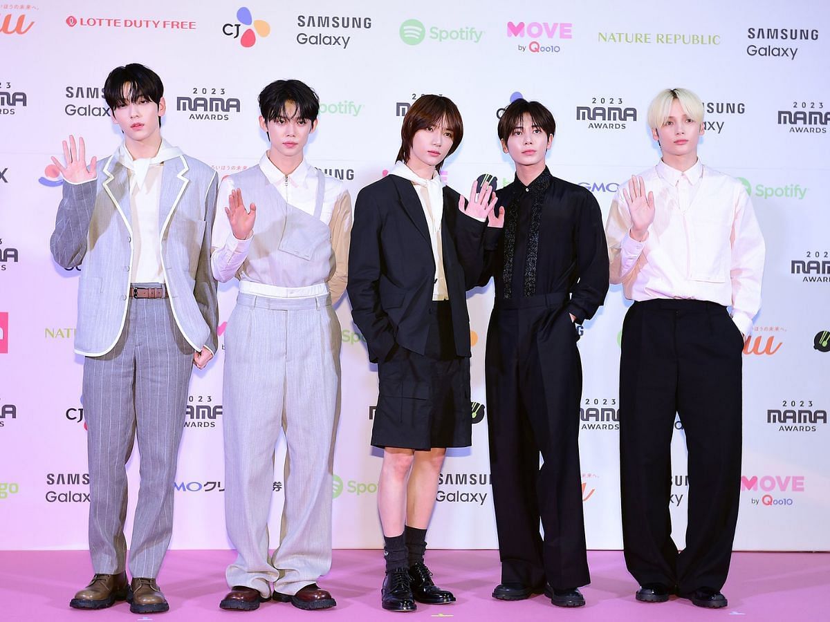 TXT's look for the 2023 MAMA Awards wins the internet: 