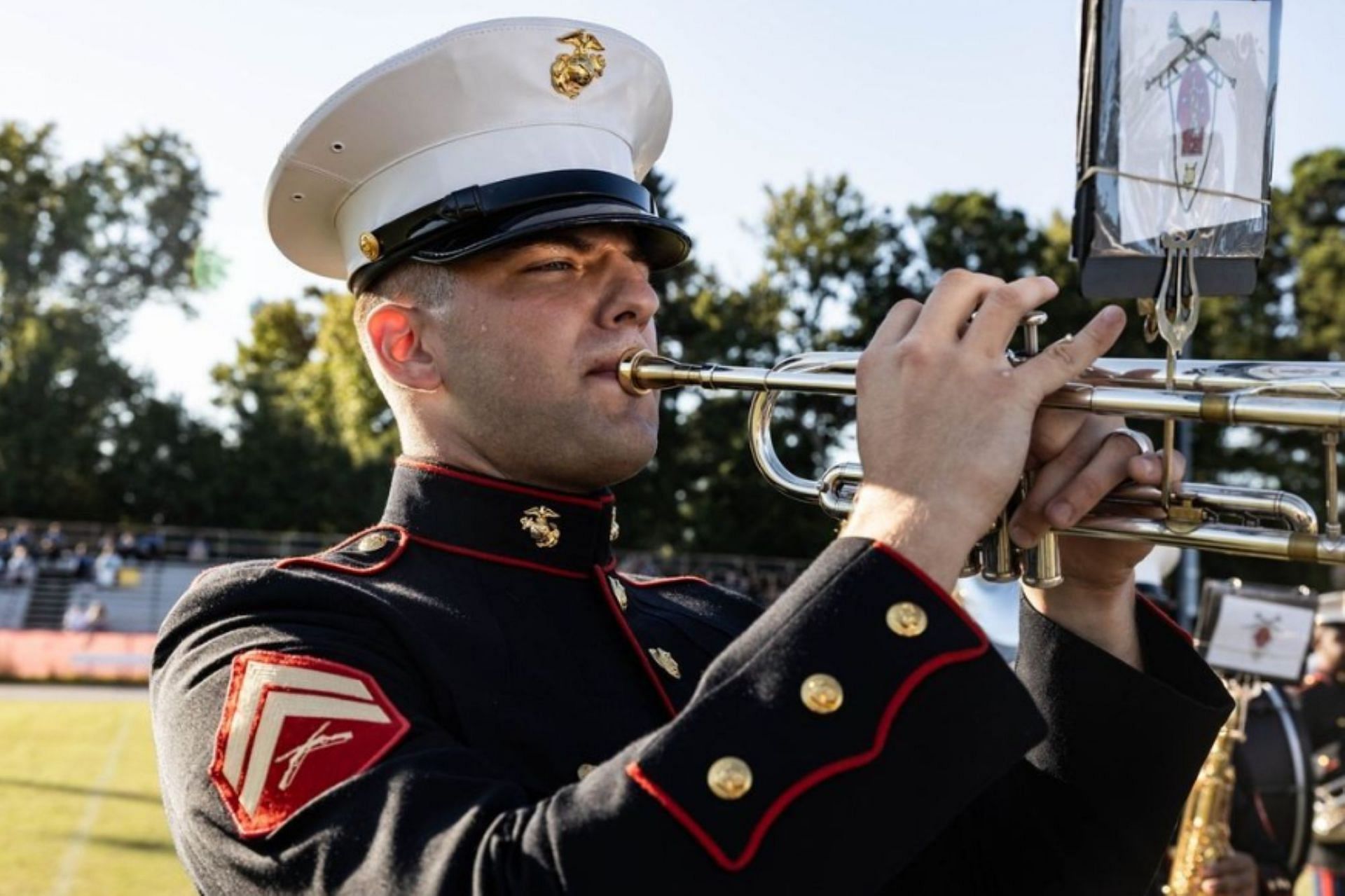 Why was the Marine Corps ball canceled by Central Command? Decision