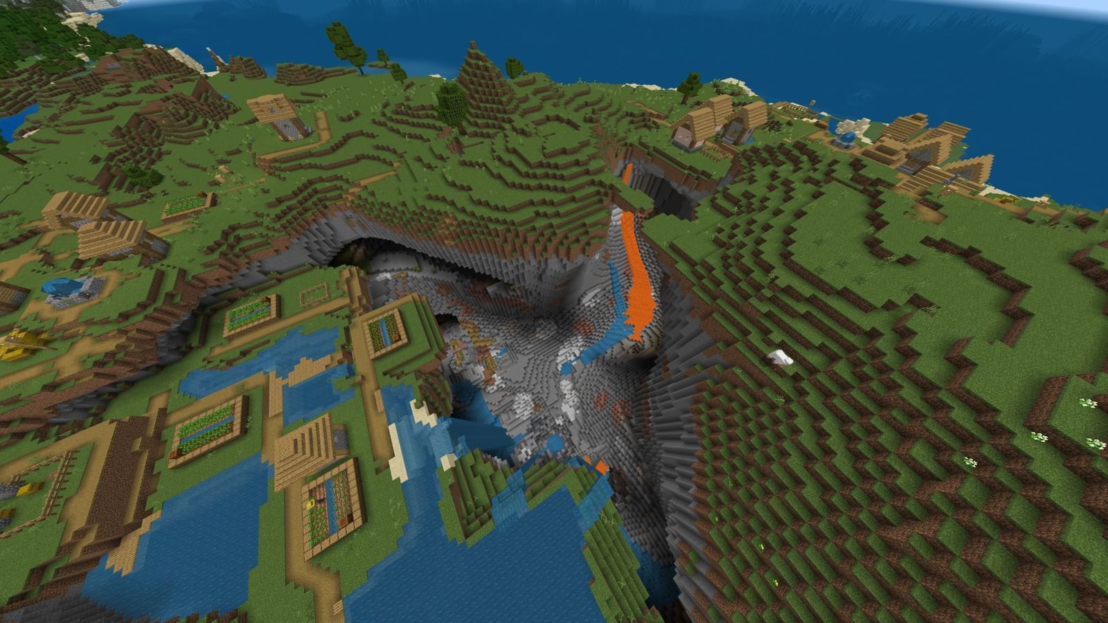7 best Minecraft sinkhole seeds