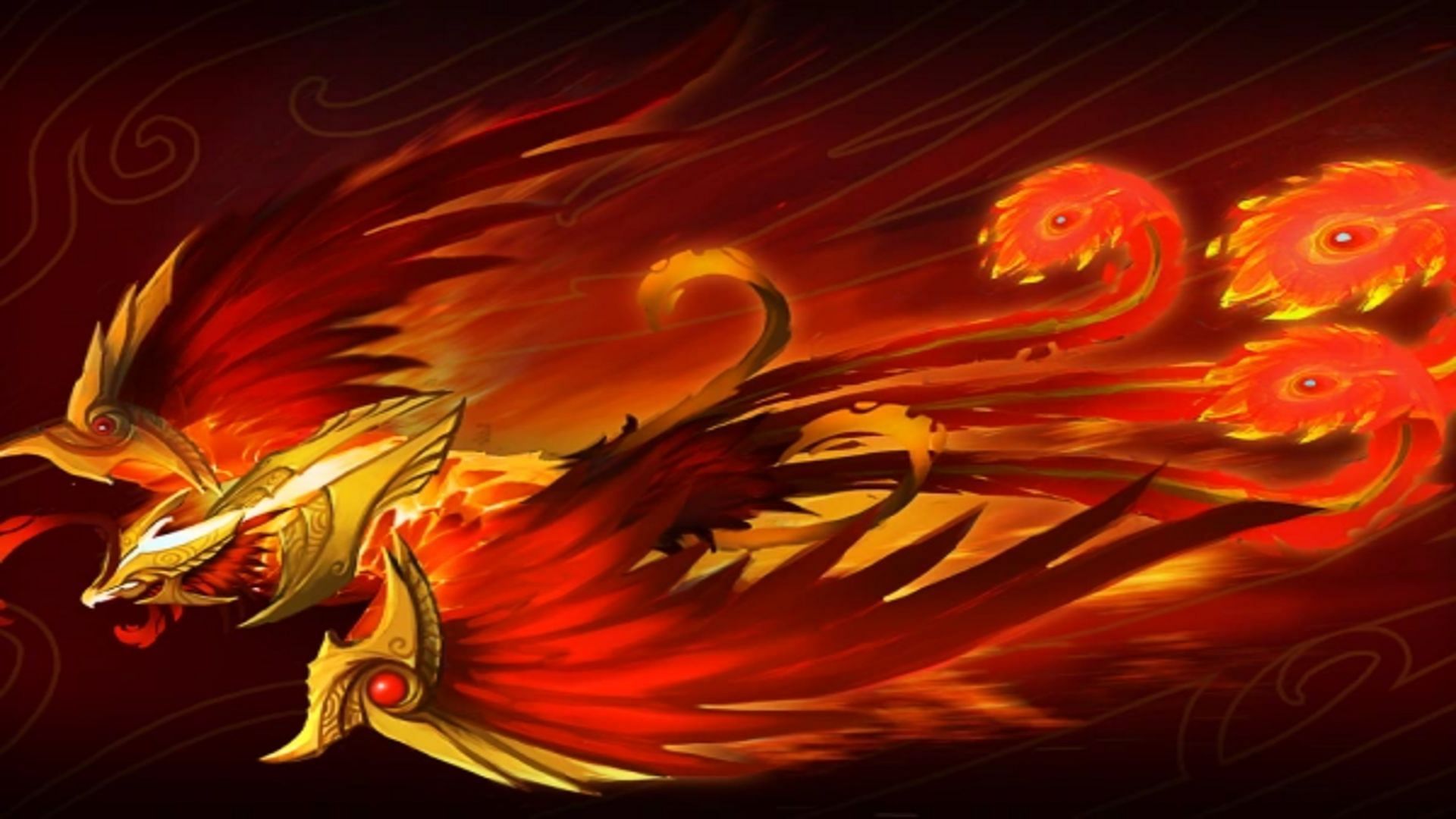 Phoenix&#039;s Golden Nirvana set (Image via Dota 2)