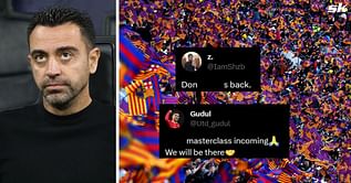 "Xavi heard us", "Masterclass incoming" - Barcelona fans react as star man returns to the starting lineup to face Alaves