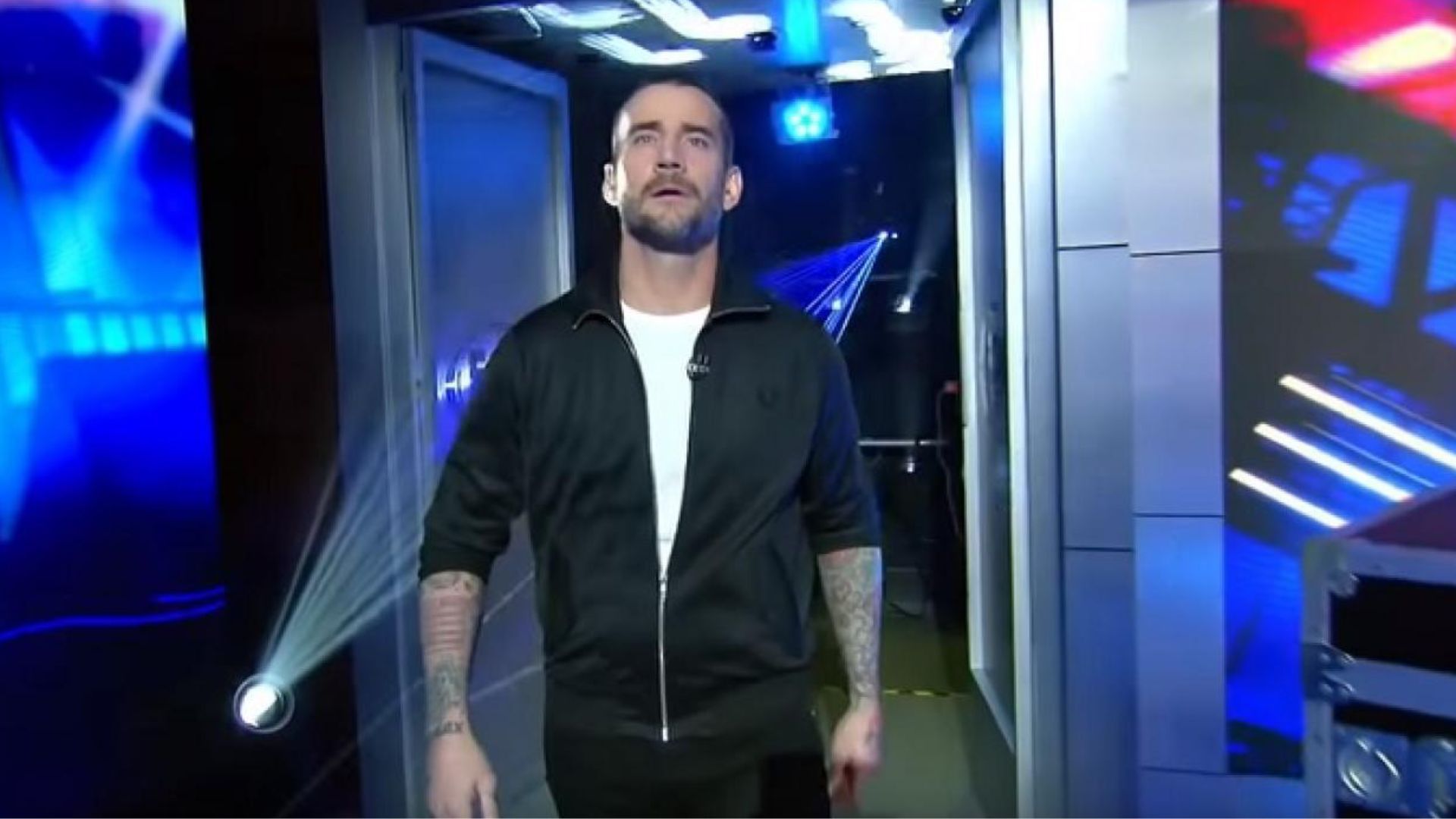 Is CM Punk backstage at tonight