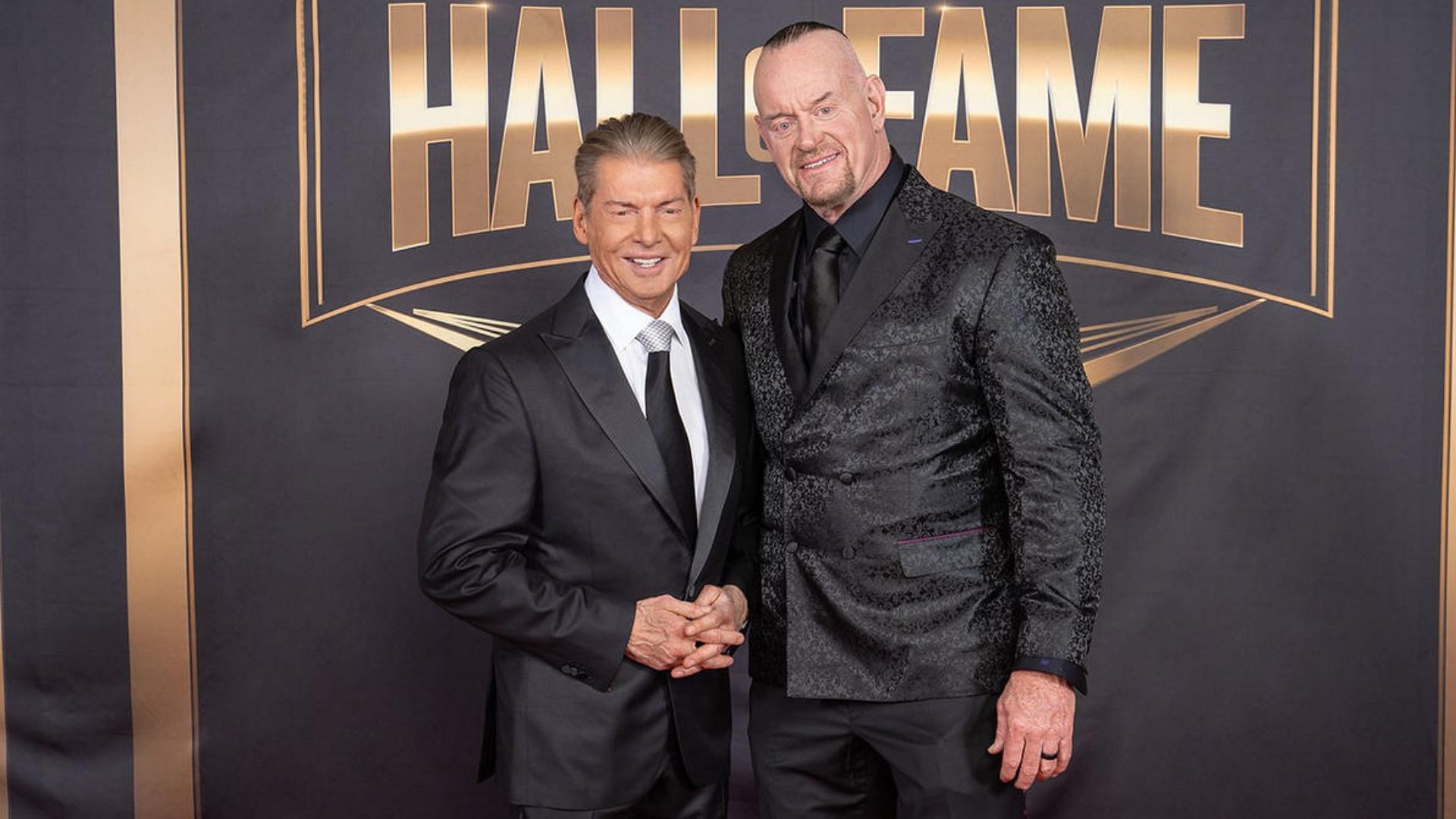 The Undertaker with Vince McMahon at WWE Hall of Fame 2022!