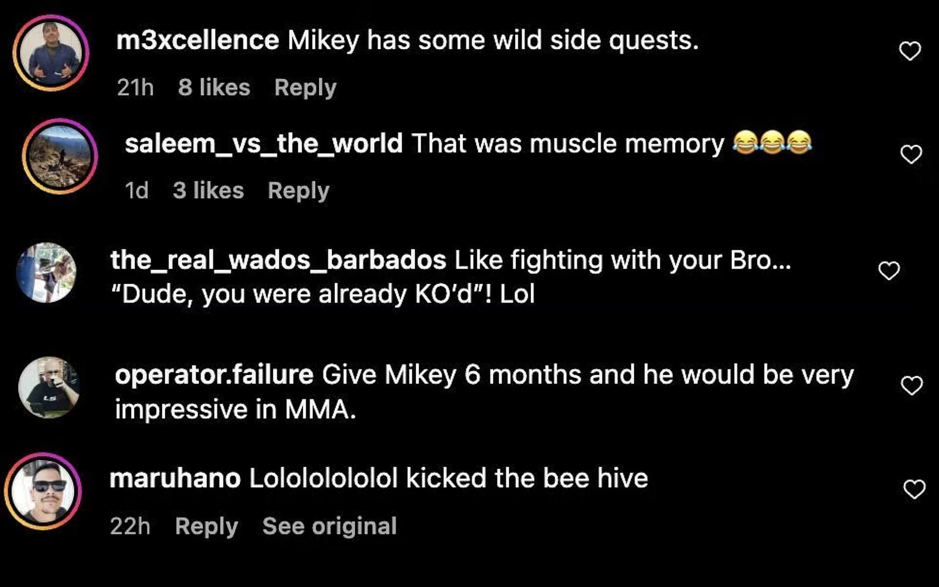 Comments on the video