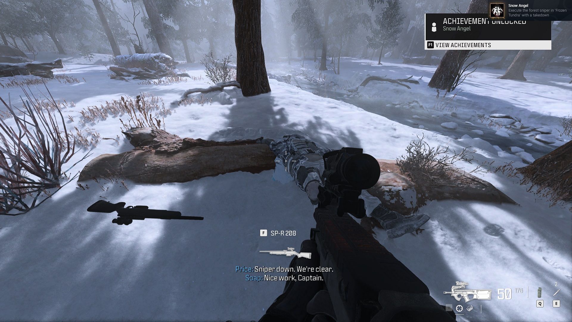 Guide to getting the Snow Angel achievement/trophy in Modern Warfare 3 campaign mission 11 