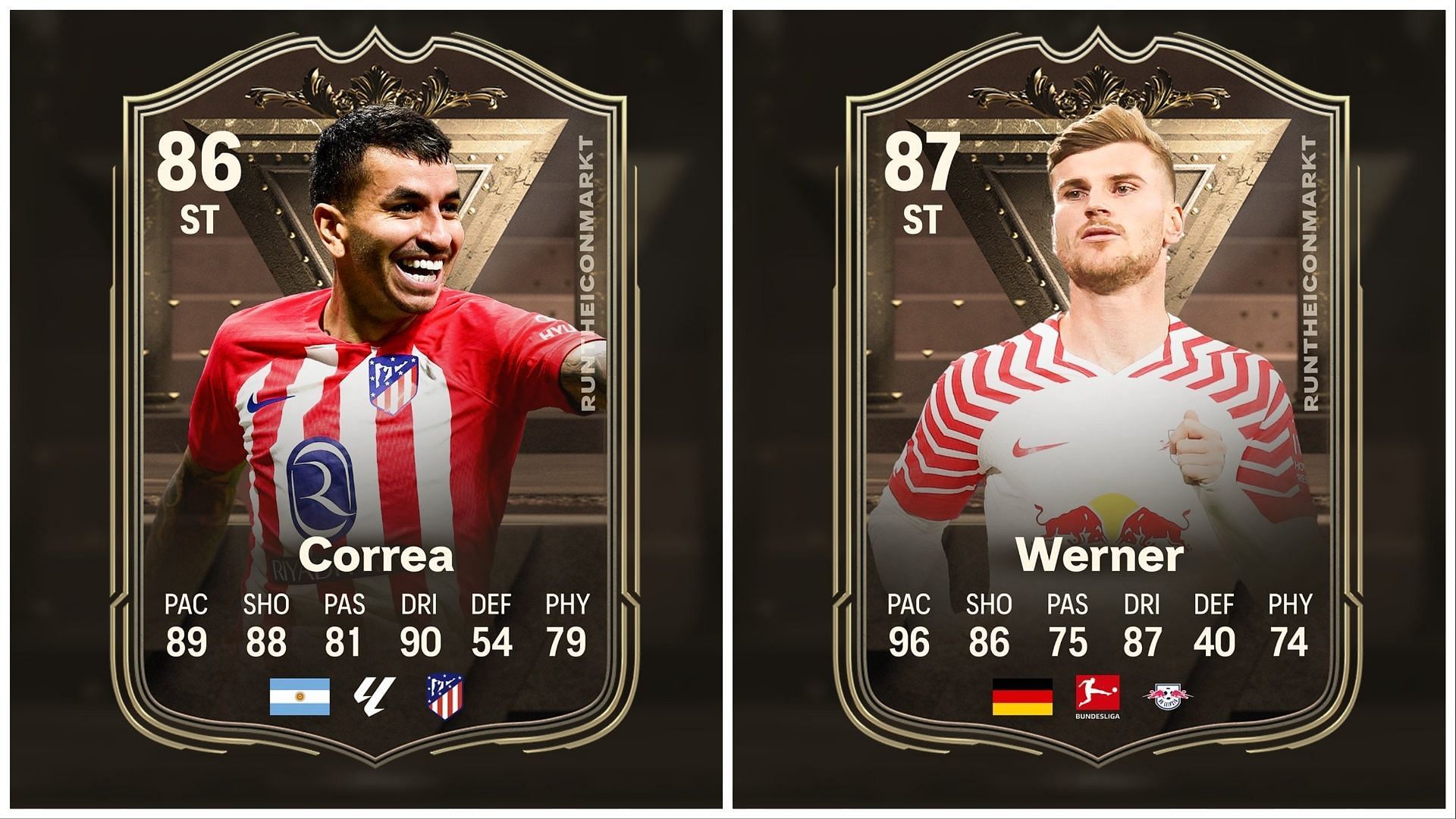 Centurions Correa and Werner have been leaked (Images via Twitter/RunTheIconMarkt)