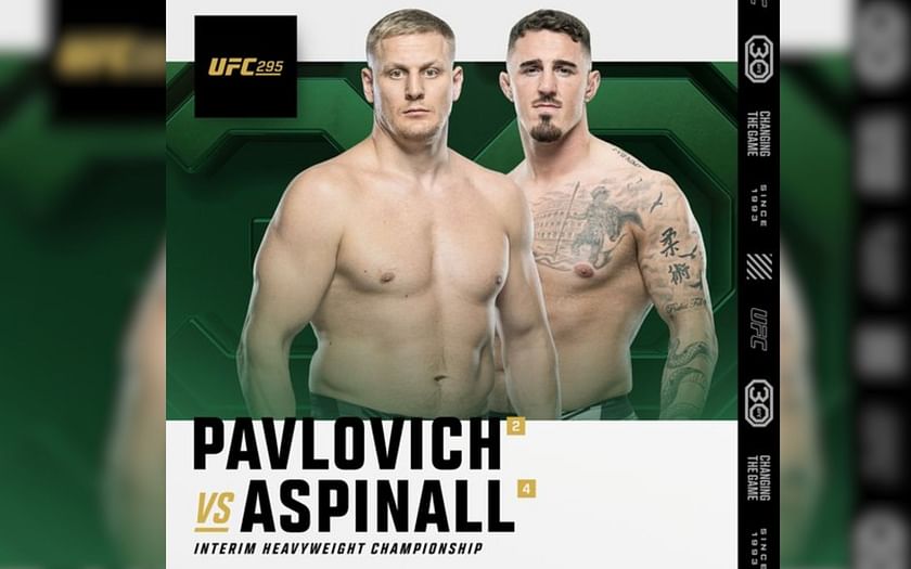 UFC 295: Tom Aspinall arrasa Sergei Pavlovich e é campeão interino