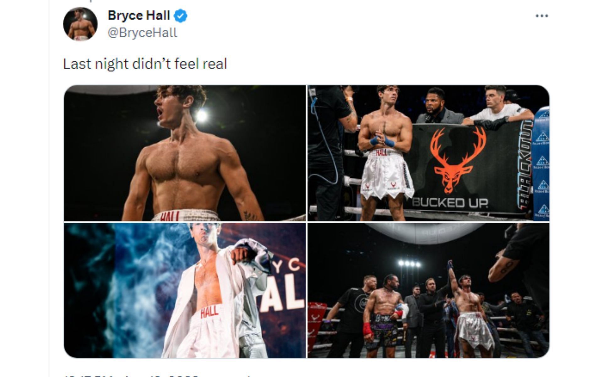 Tweet regarding BKFC 48