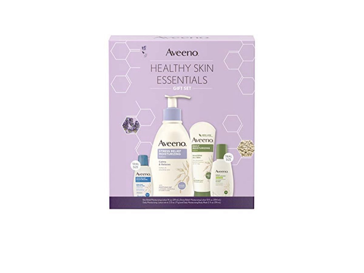 Aveeno Healthy Skin Essentials Skincare Set (Image via Amazon.com)