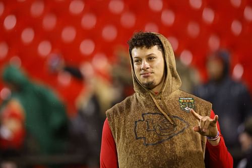 Patrick Mahomes at Philadelphia Eagles v Kansas City Chiefs