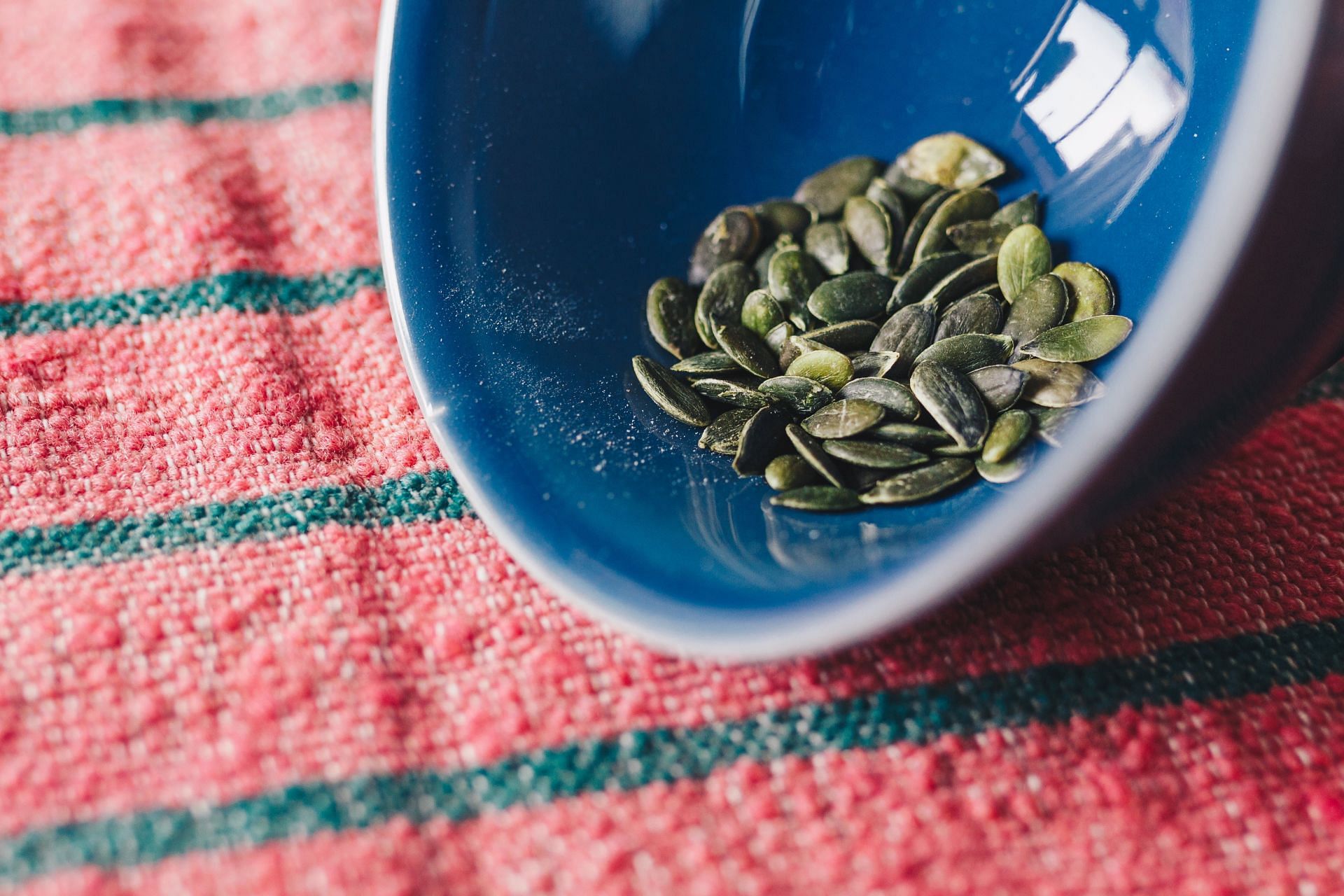 Pumpkin seeds benefits (image sourced via Pexels / Photo by Jaoa)