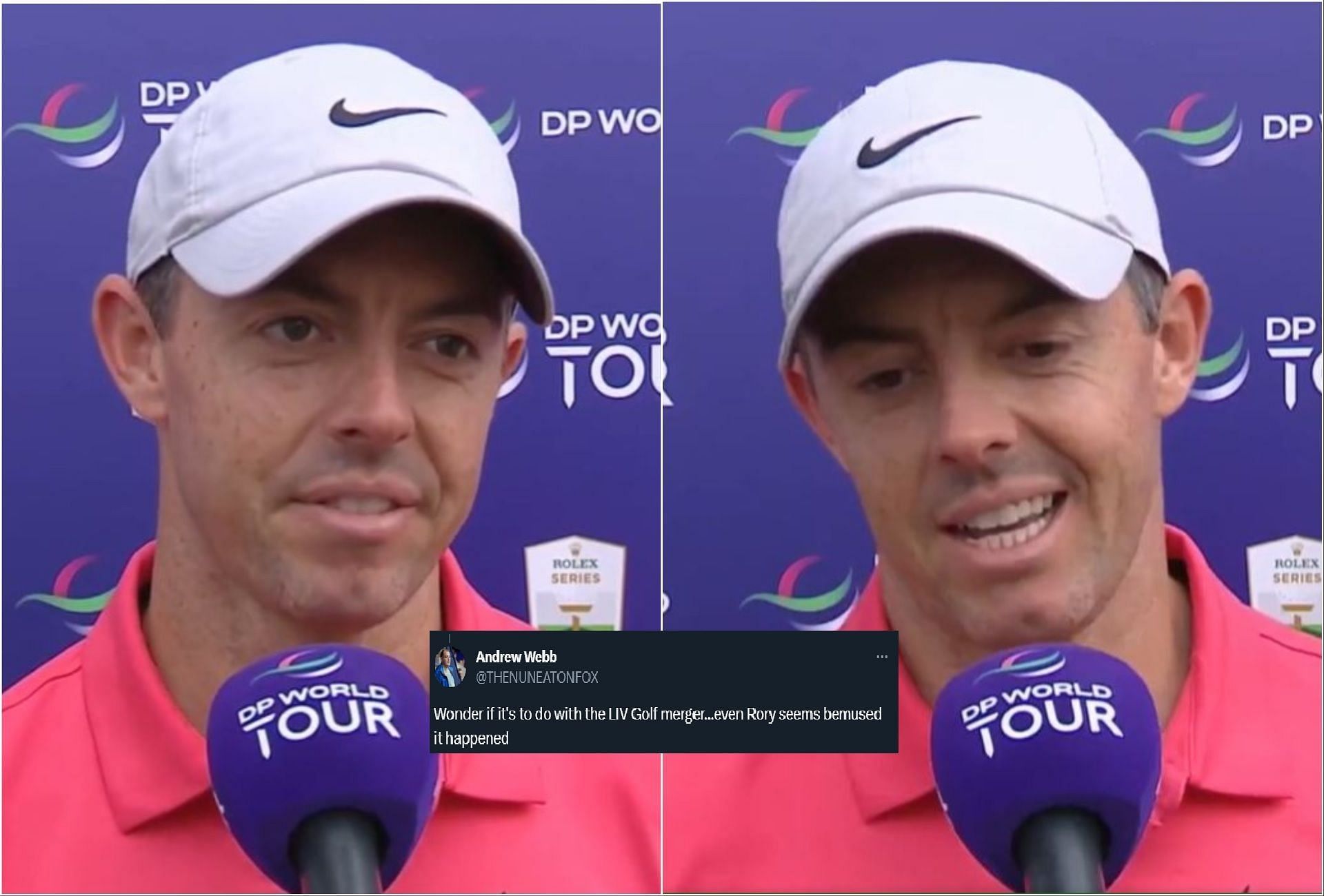 Rory McIlroy (via X/@SkySportsNews)