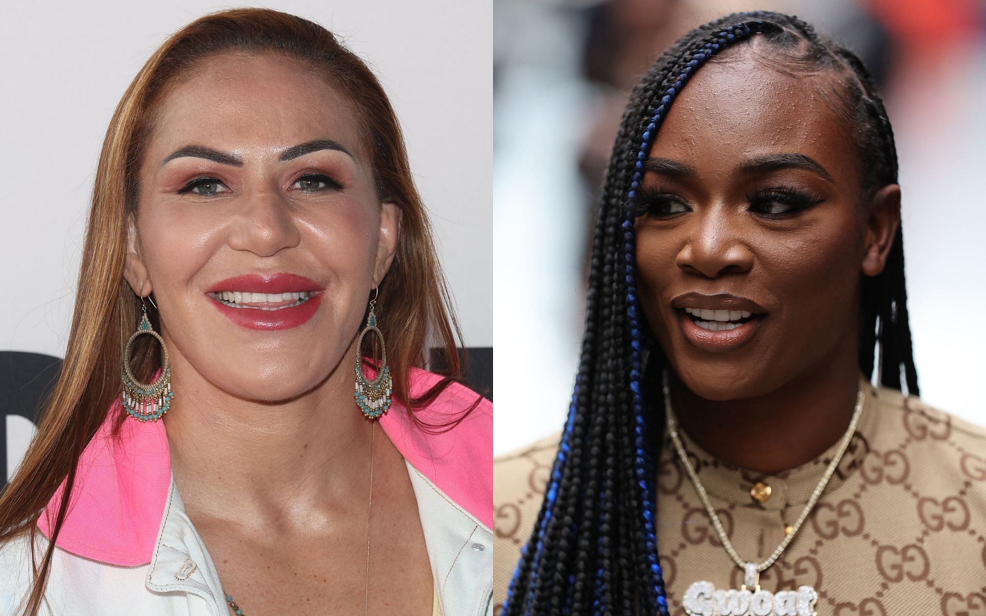 Cris Cyborg (Left); Claressa Shields (Right) [*Image courtesy: Getty Images]