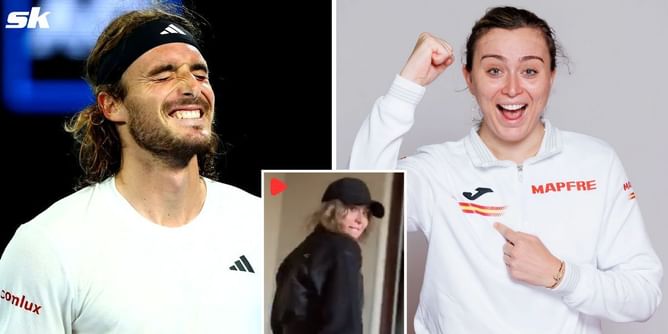 WATCH: Paula Badosa dances to keep boyfriend Stefanos Tsitsipas entertained during injury rehabilitation