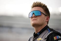 NASCAR Truck Series driver Stefan Parsons kicks off championship weekend with a crash during practice