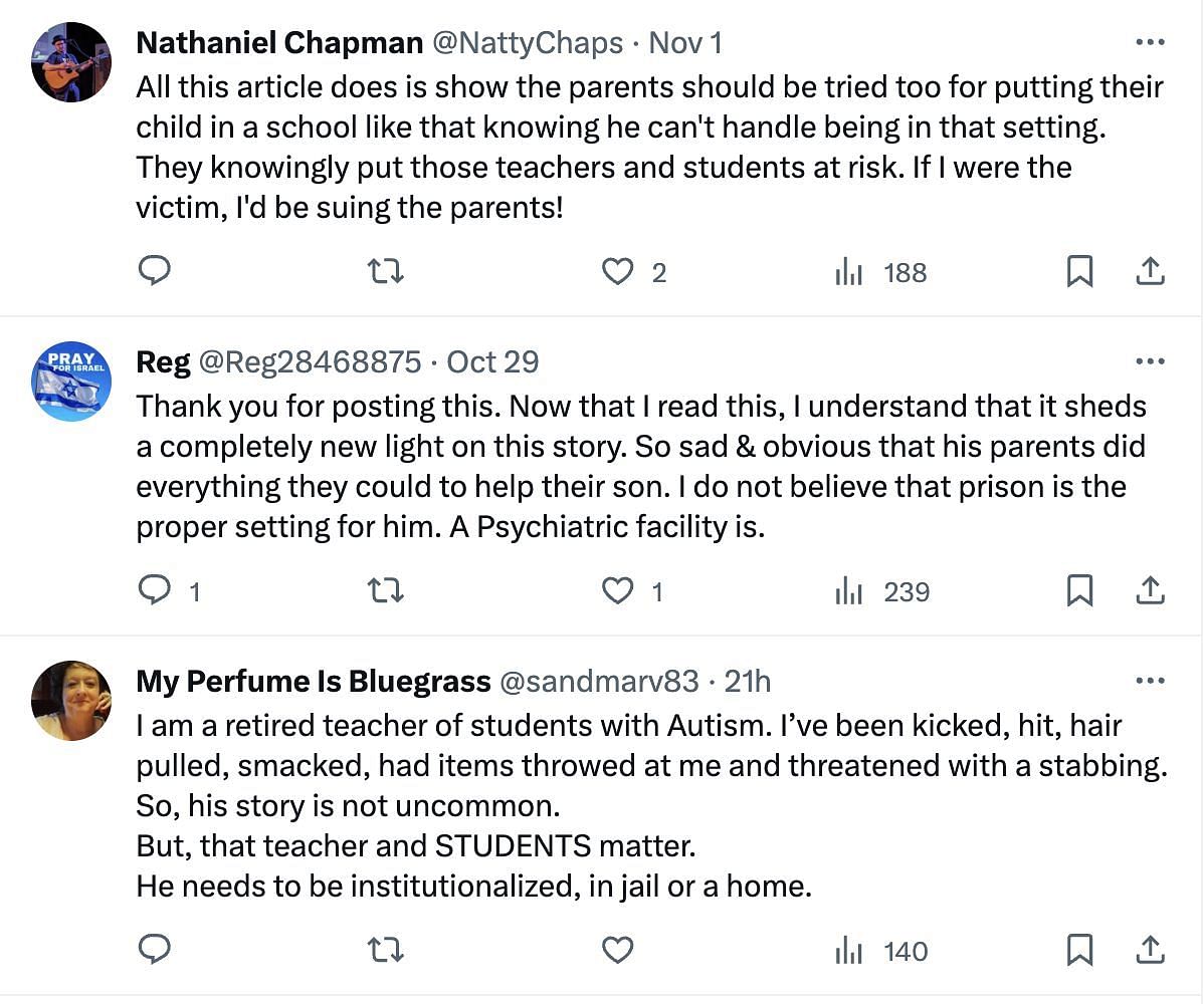 Social media users react to the Florida teen pleading guilty to the charge of hitting his teacher: Reactions and details explored. (Image via Twitter)