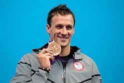 "All of a sudden I slingshotted forward and won the gold medal," Ryan Lochte shares an experience while expressing his faith in God