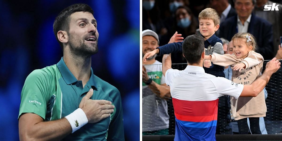 Novak Djokovic credits his children for ATP Finals SF win