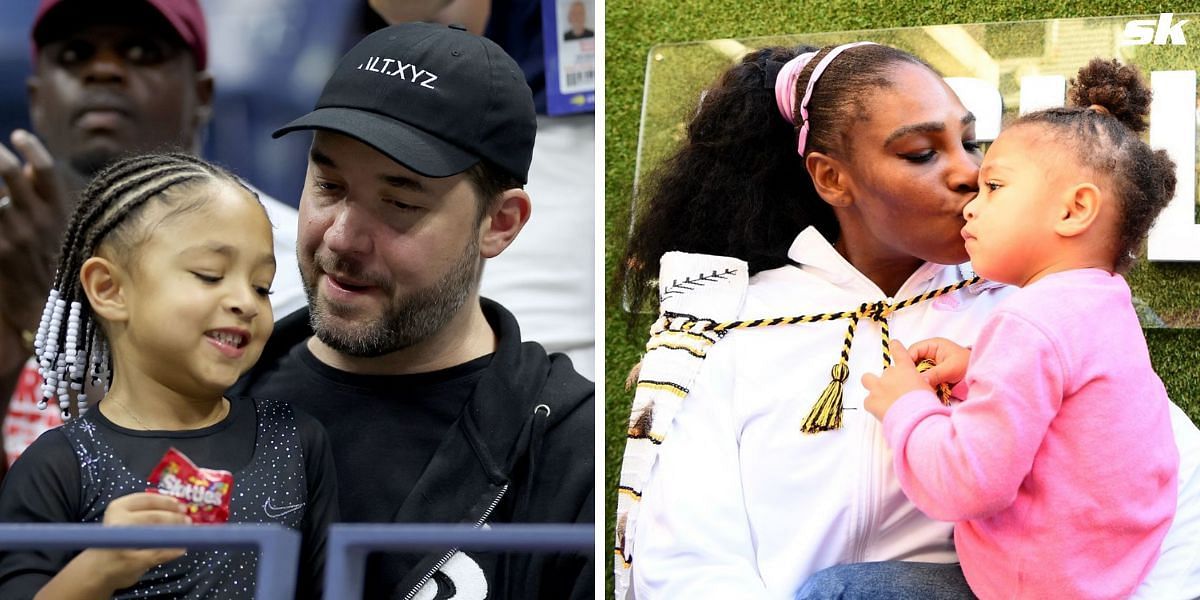 Serena Williams and Alexis Ohanian with their daughter Olympia