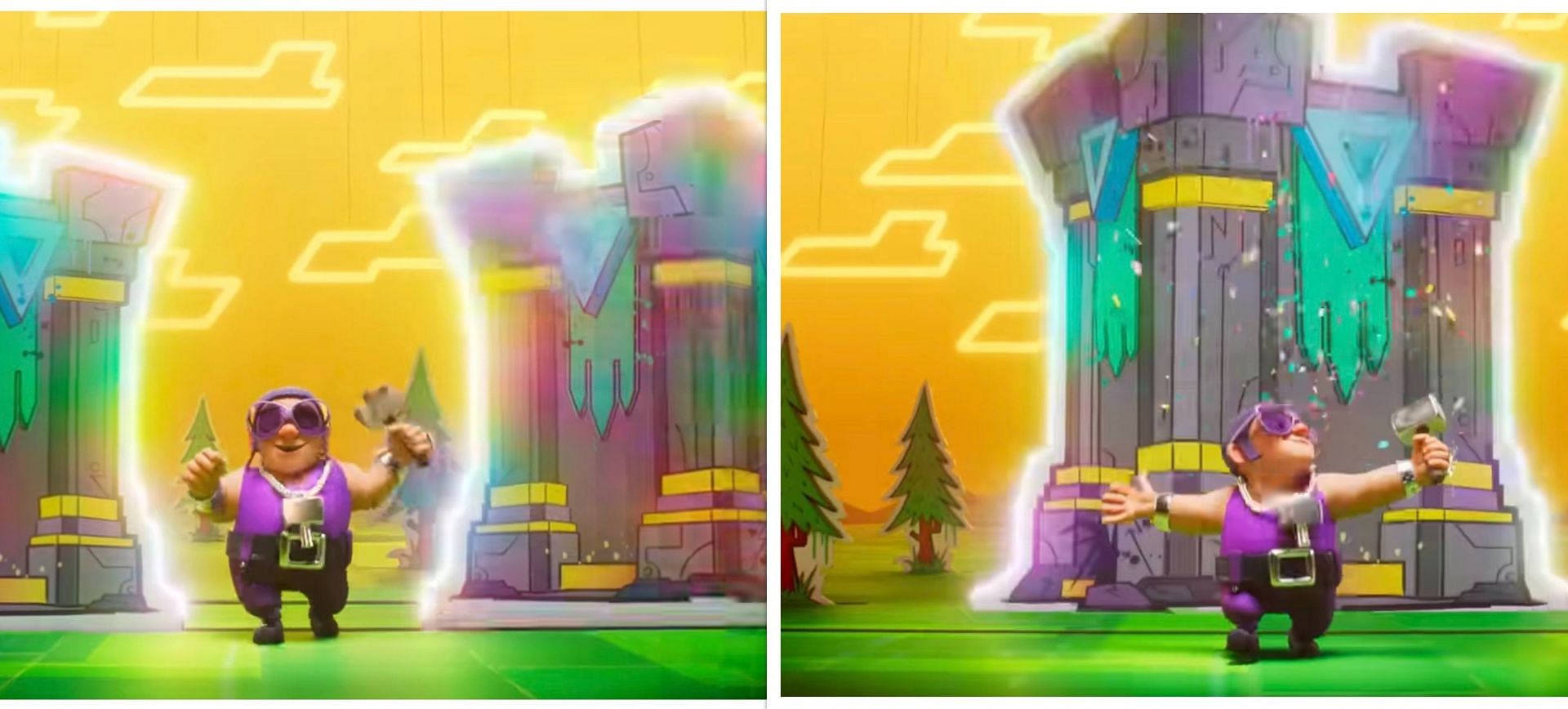 Merging of Archer Tower (Image via Supercell)