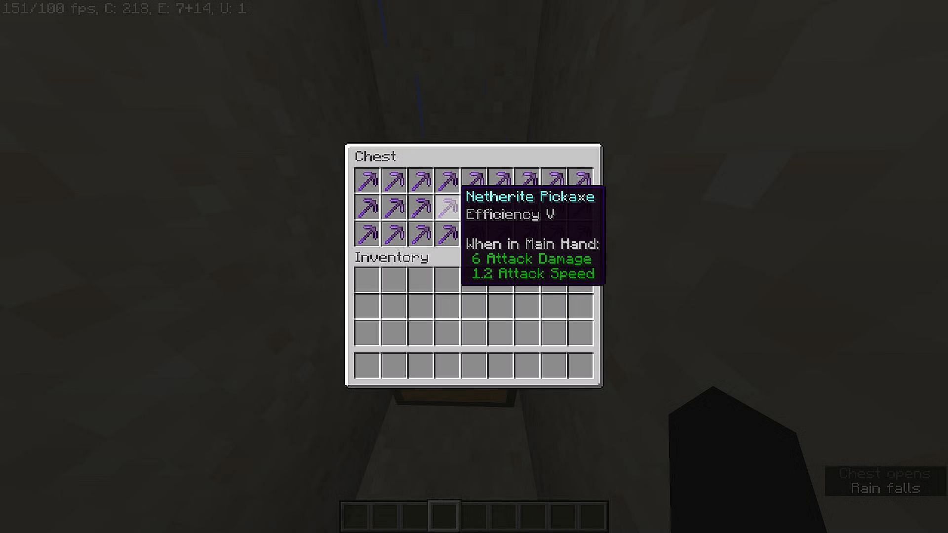 L'efficacité réduit considérablement le temps passé à miner fastidieusement dans Minecraft (Image via Mojang)