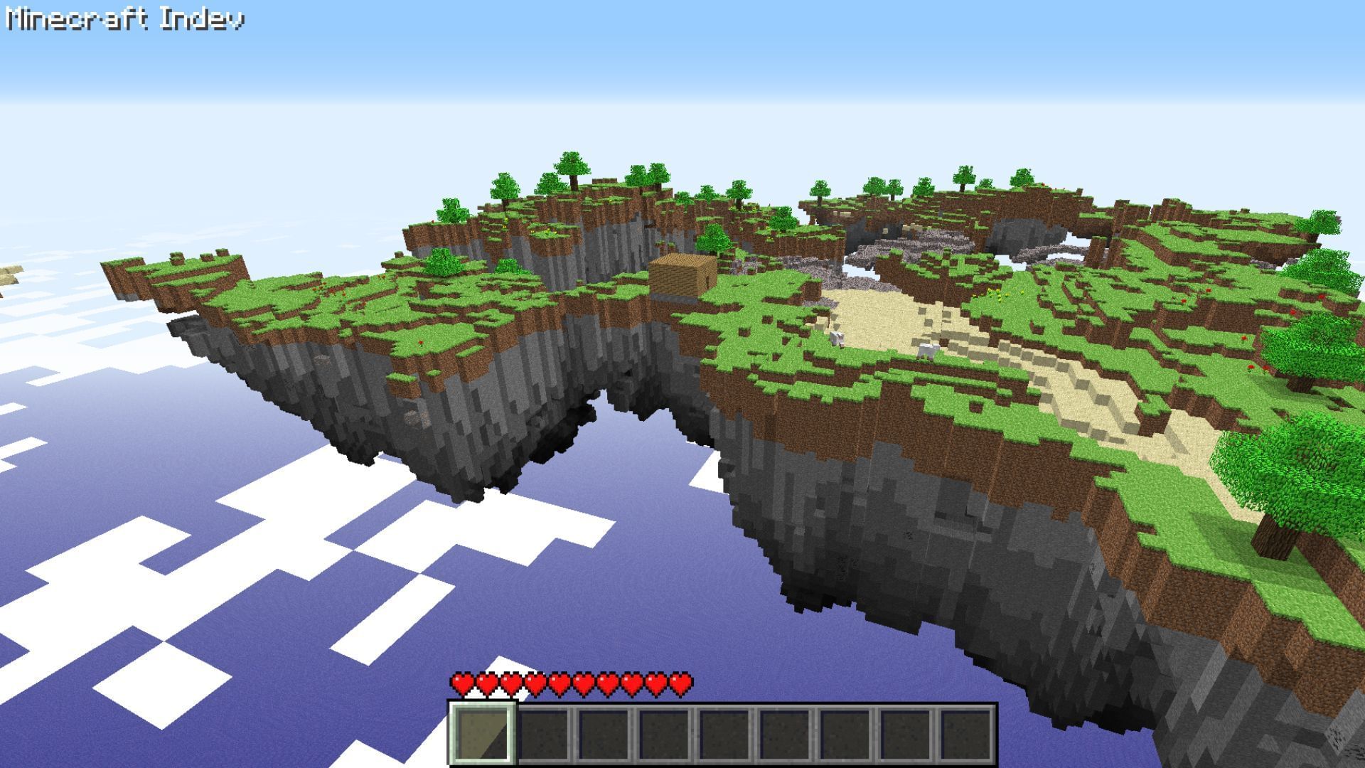 Indev version of the game was released in December 2009 (Image via Mojang)