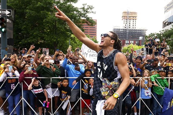 "A kid walked up and I bodied him": Aaron Gordon recalls hilarious celebration scenes after Nuggets' championship win vs Miami