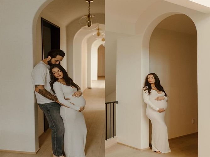 IN PHOTOS: Alex Tuch's wife Kylie Edwards shares adorable clicks from pregnancy shoot