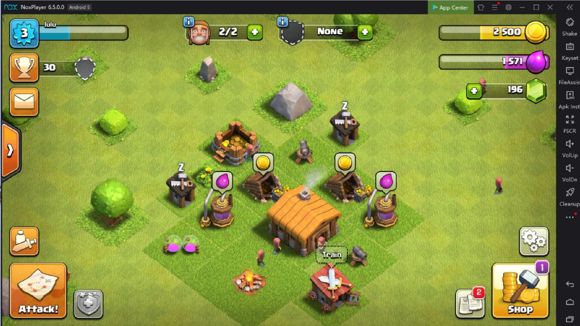 You can play CoC on PC with the help of emulators (Image via Bluestacks)