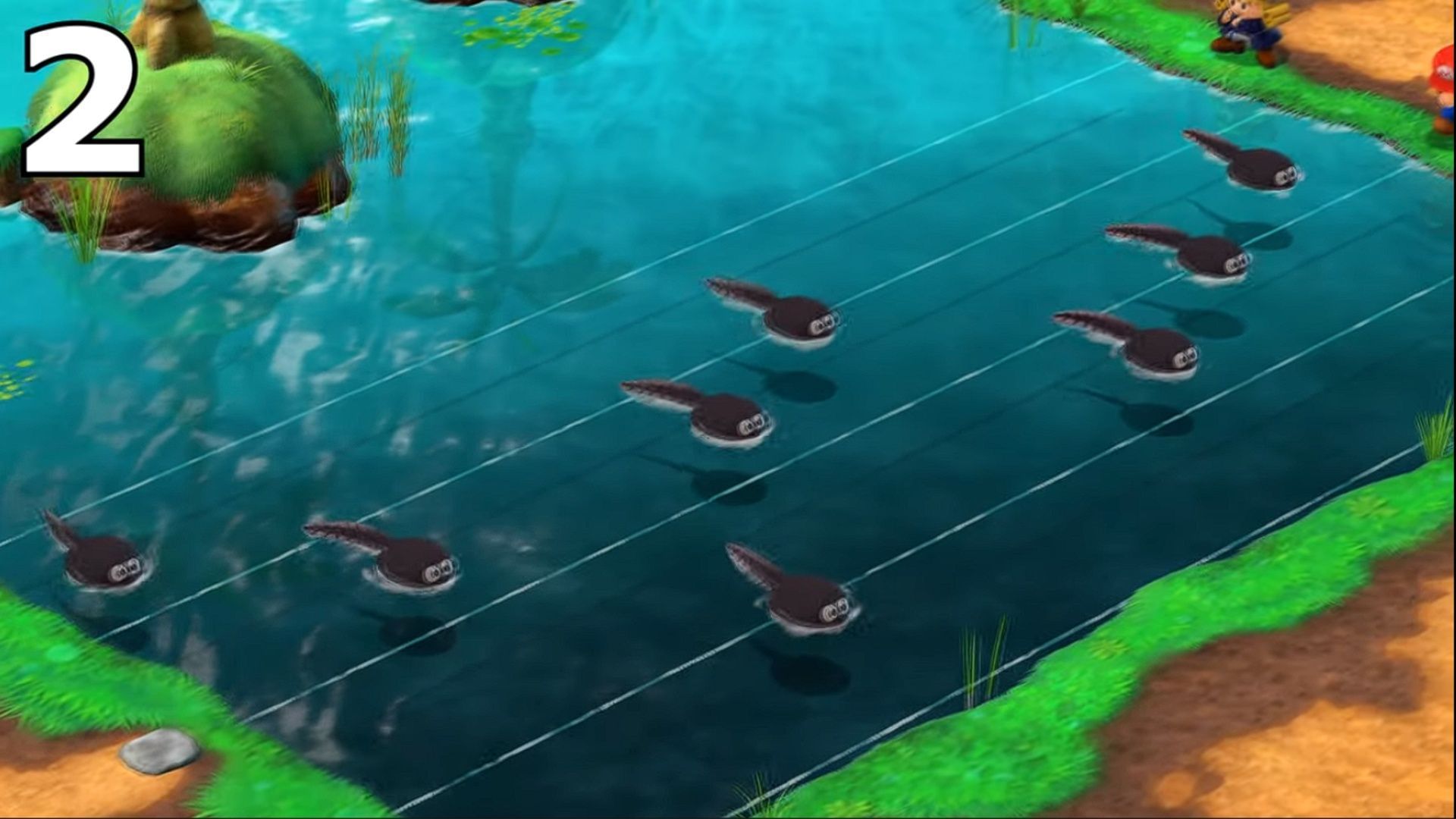 Moleville Blues tadpole song in SMRPG (Image via YouTube)