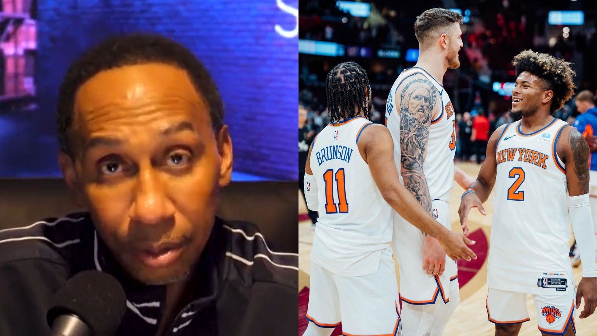 Stephen A. Smith gives comical reaction to idea of New York Knicks winning NBA championship