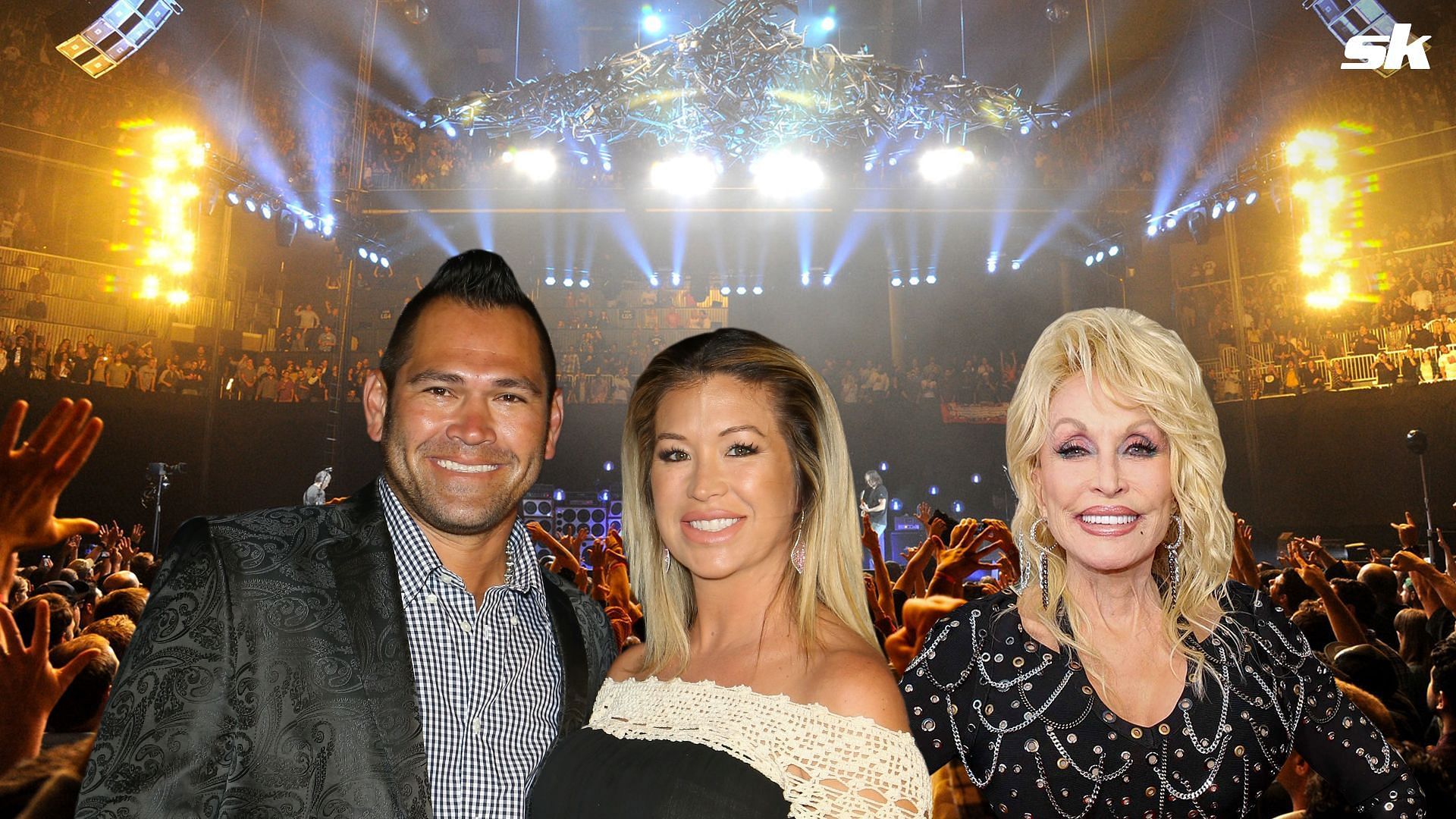 Johnny Damon and wife Michelle join country icon Dolly Parton for 