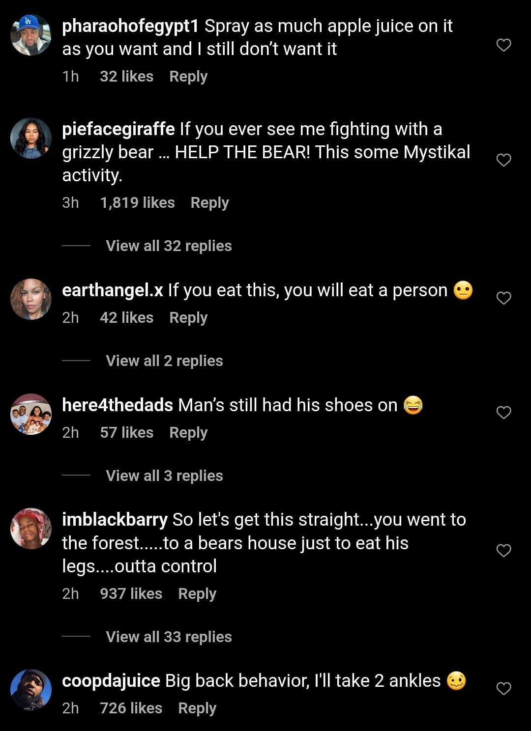 Netizens react to the viral video (Image via theshaderoom/Instagram)